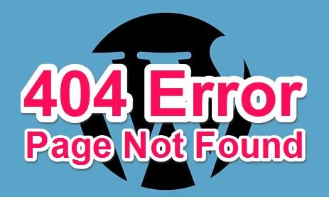 404 Page Not Found Error