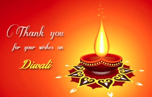 Happy Diwali Wishes - Thank You