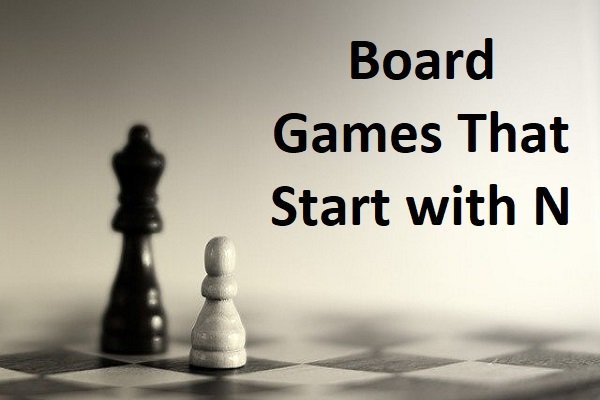 Nifty Board Games That Start with N