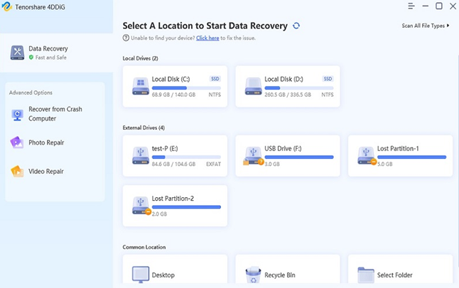 Recover All Lost Data