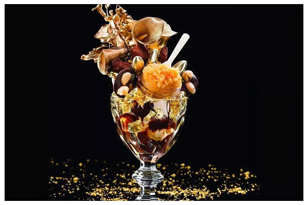 Golden Opulence Sundae