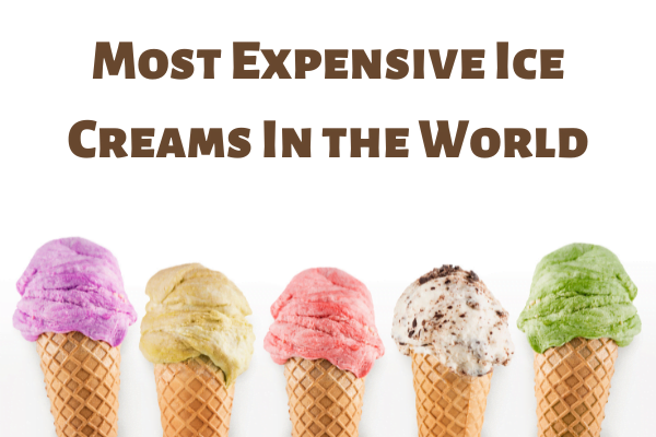 Most Expensive Ice Creams