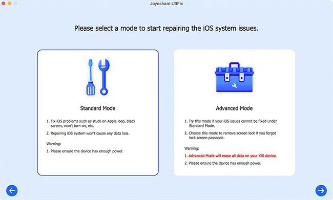 Standard or Advanced