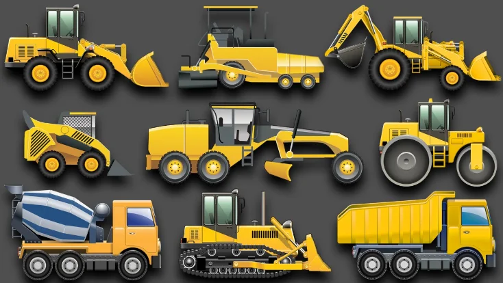 Earth Moving Equipment, Machines & Tools