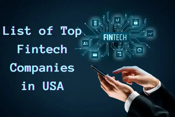 Fintech Companies In USA