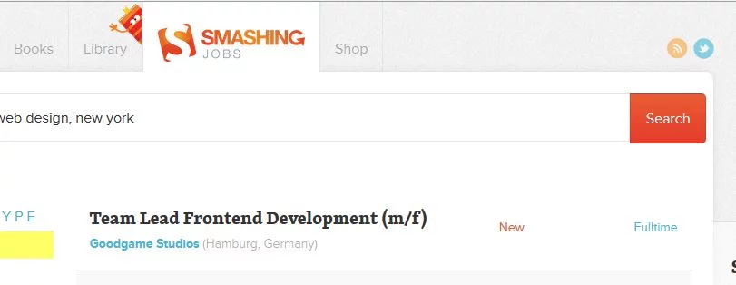 Freelancing Website Smashing Jobs