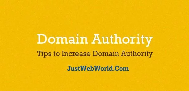 Increase Domain Authority of blog