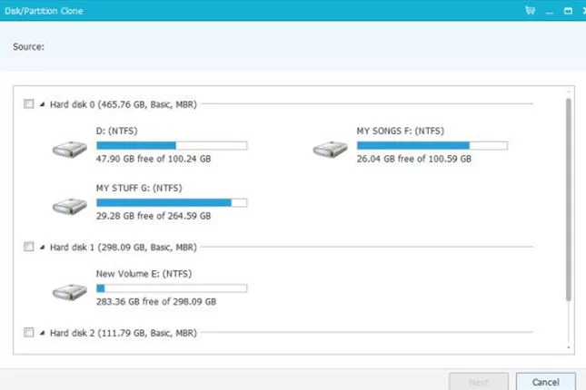 Disk Partition Clone