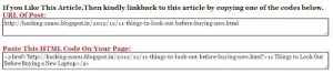 "Link To This Post" Widget Below Every Blog Post For Blogger