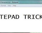 Cool Notepad Tricks – Computer Notepad Codes and Commands
