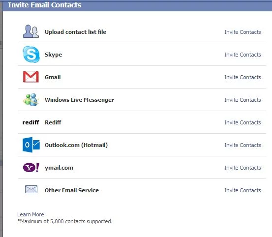 Invite Email Contact to Like Page invite-email-contacts-like