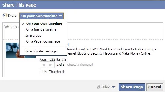 share-your-page-to-group-timeline