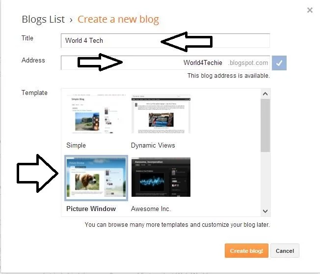 Get a Domain for Blogger blog