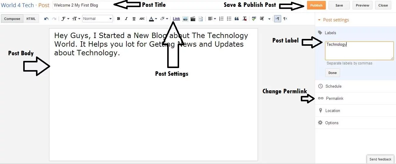  First Post with Blogger Post