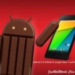 Android 4.4 KitKat update rolling out to Google Nexus 7 and Nexus 10 Tablets