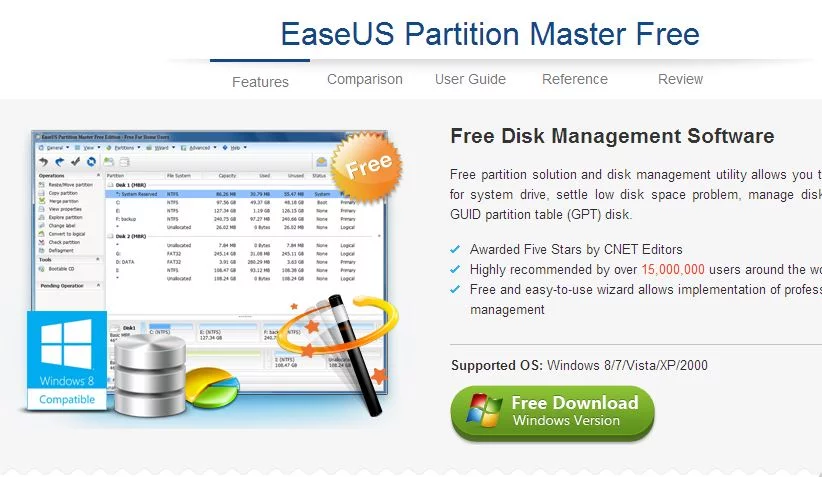 EaseUS Partition Master Free