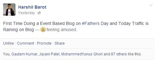 Event Based Niche Blog Traffic