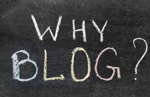 Why Blog