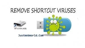 how to remove shortcut virus from pendrive