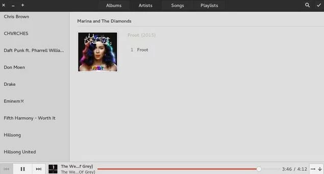 Gnome Music Player