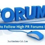 100+ High PR Dofollow Best Forum Posting Sites List