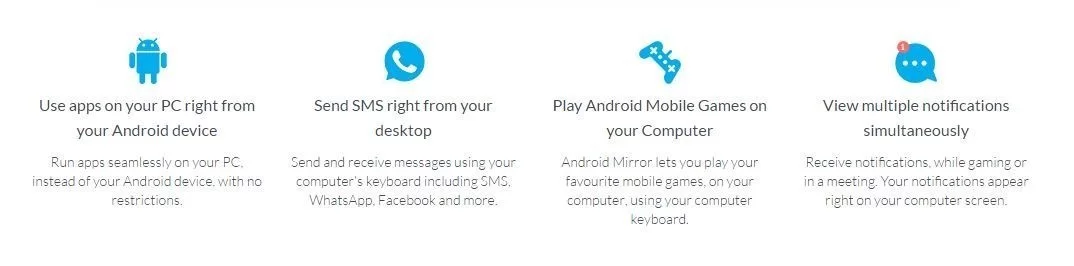 Mirror your android device to your computer