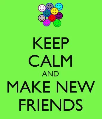 تكوين صداقات جديدة