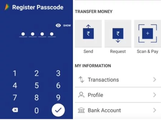 BHIM Passcode
