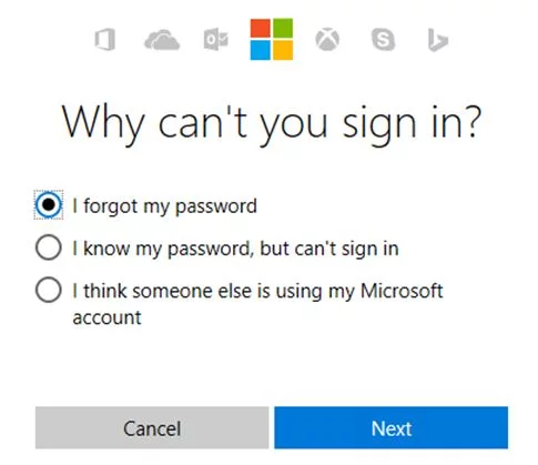I Forgot my Password