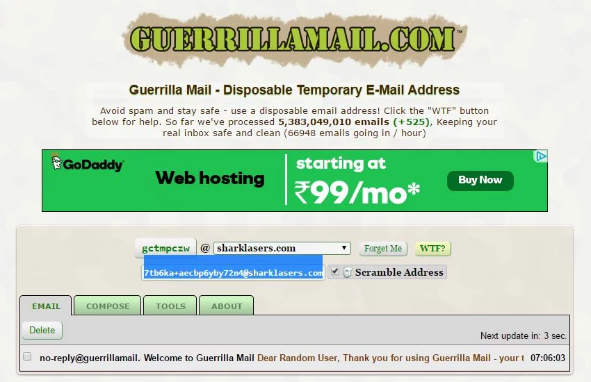 البريد حرب العصابات