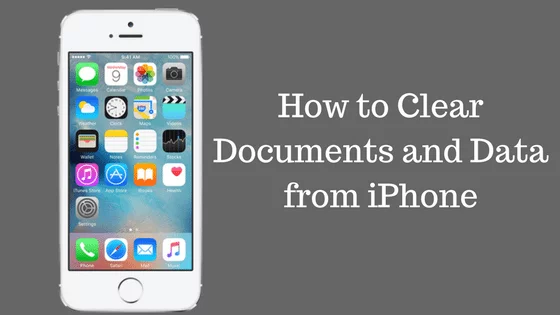 How to Delete Documents and Data on iPhone 4,5,6,7
