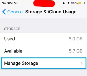 Manage Storage
