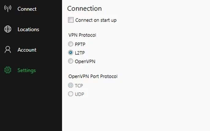 BulletVPN Secure Connection Protocols