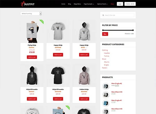JustFit - Responsive Health WordPress Theme