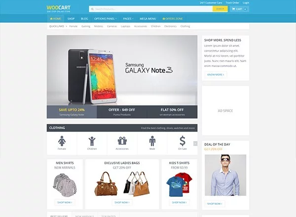 WooCart - Premium eCommerce WordPress Theme