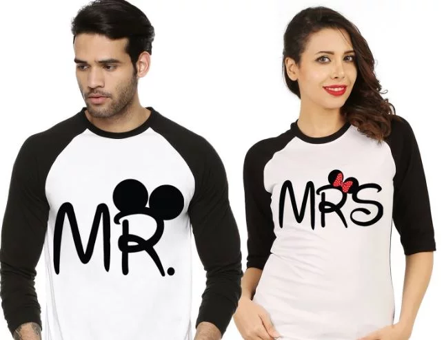 Matching Couple T-Shirts Birthday Surprise