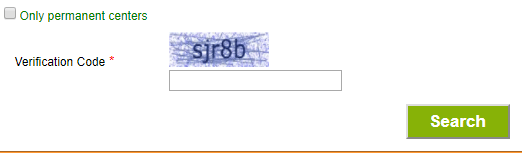 Enter the captcha in the empty field