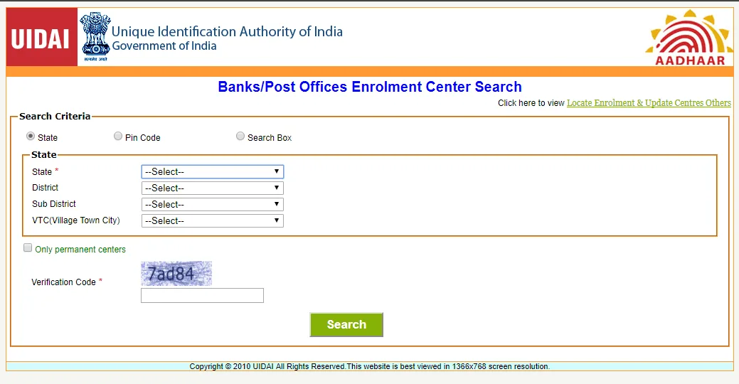 UIDAI Official Site