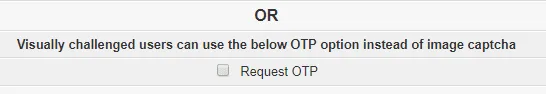 Mobile Number OTP