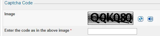 captcha box