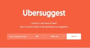 UberSuggest: An Awesome Free SEO Keyword Research Tool