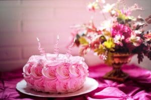 Flowers and Cake Combo