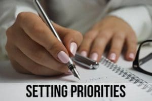 Setting The Priorities