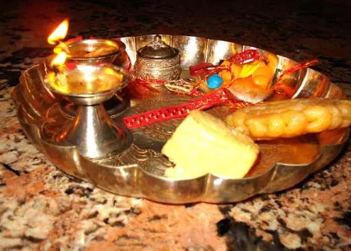 Dekoracja Rakhi Thali
