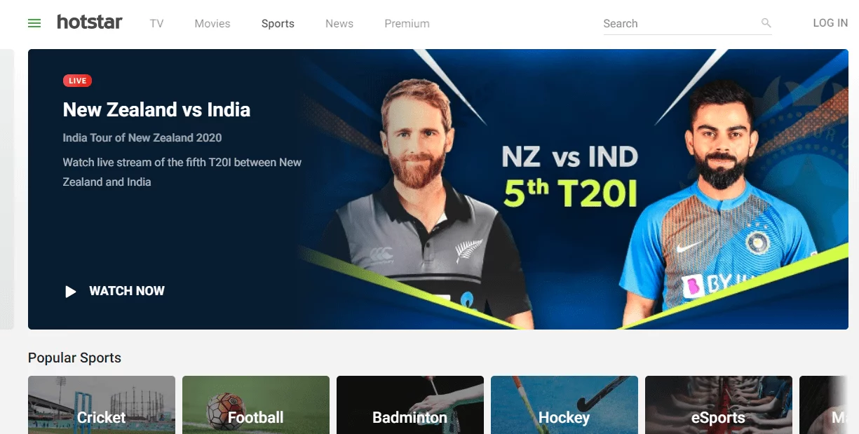 Hotstar - Live Cricket Match Streaming