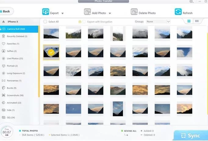 Transfer Photo and Video using DearMob