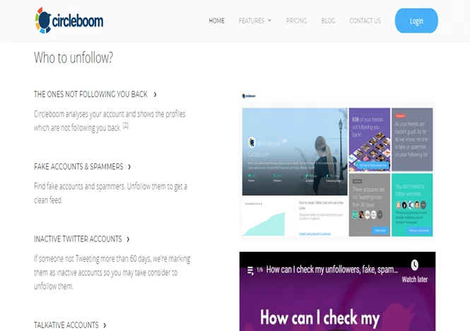 Find who unfollowed me on twitter using CircleBoom