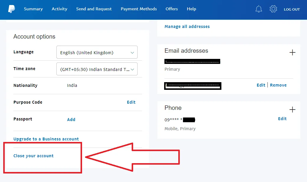 Close your account Delete/Cancel Your Paypal Account
