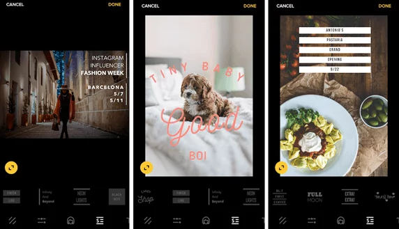 Using creative text-styles to increase visibility