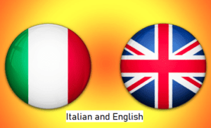 Italian and English